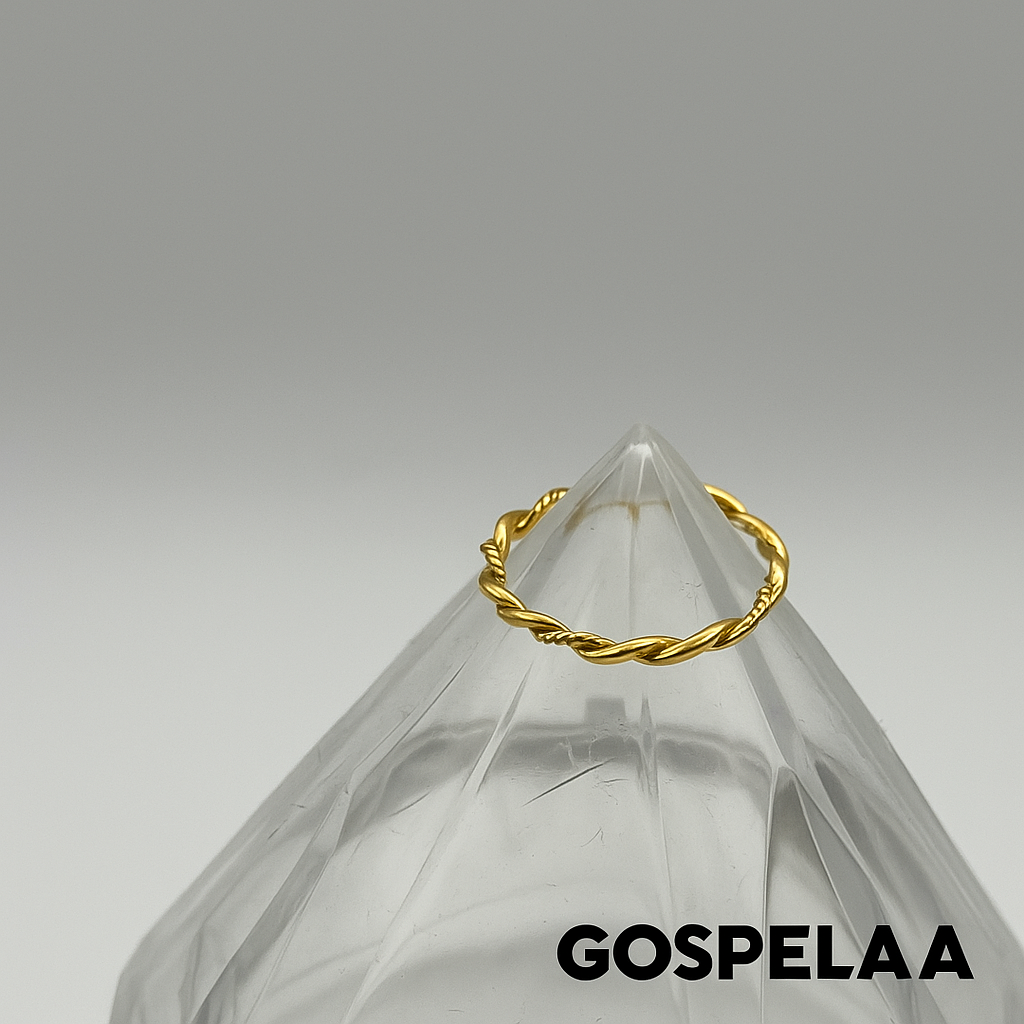 Hemp rope ring